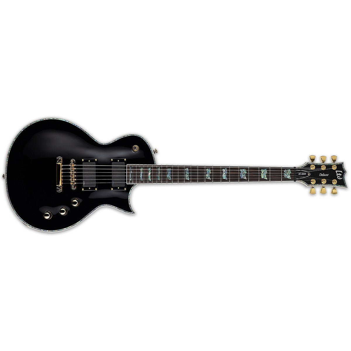 ESP LTD EC-1000 Black Electric Guitar - Ideal for Professional Musicians