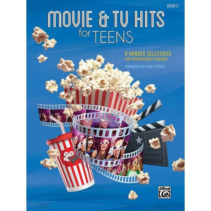 Hot Deal! Alfred AP5408 Book 2: Top Movie & TV Hits Arrangements for Teen Pianists