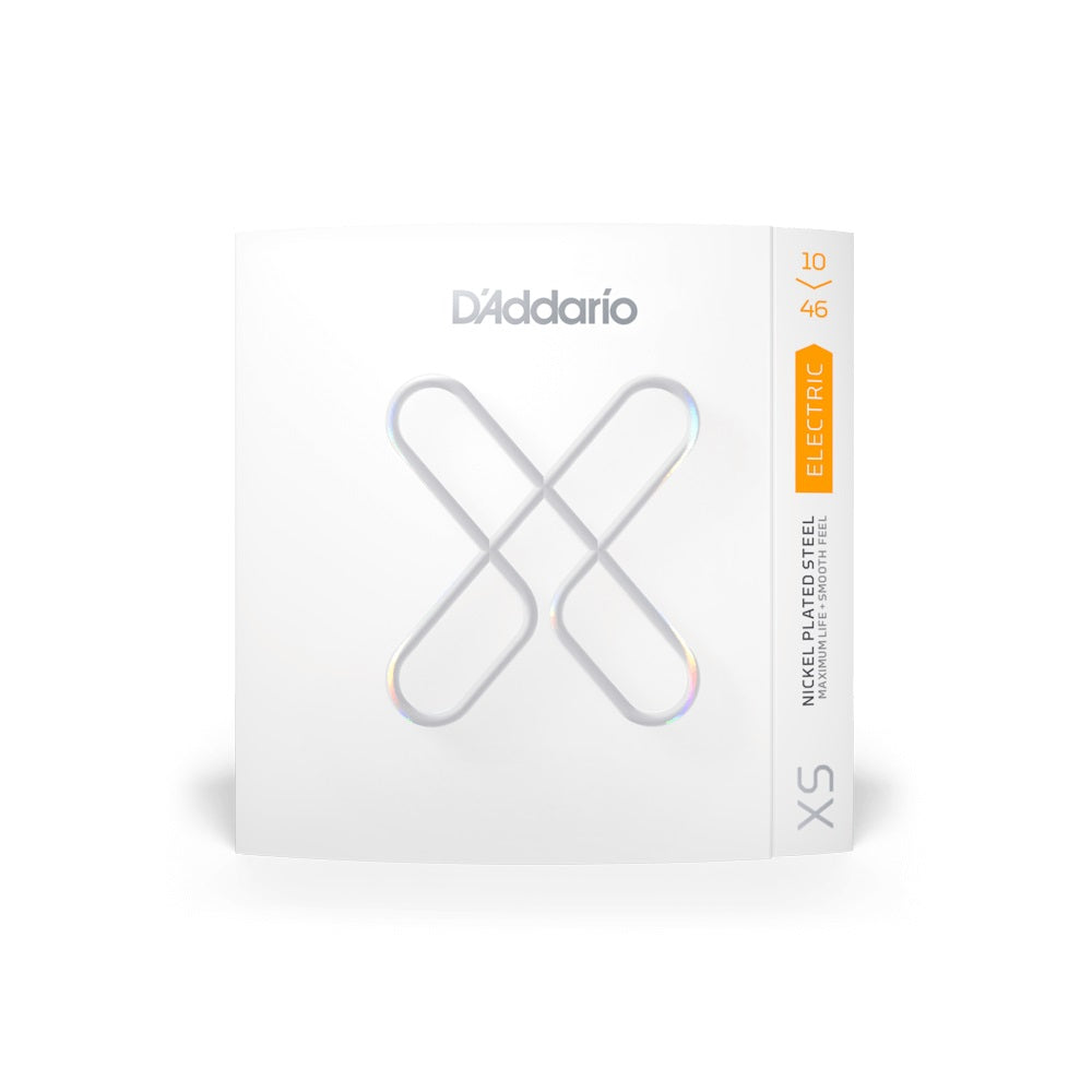 D'Addario XS Nickel-Plated Coated Electric Guitar Strings - Regular Light 10 - 46