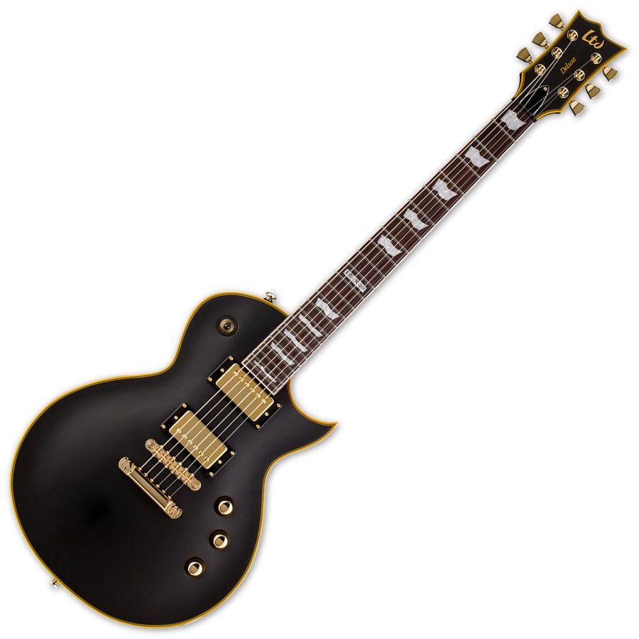 Hot Deal! ESP LTD EC-1000-VB Duncan Vintage Black Electric Guitar