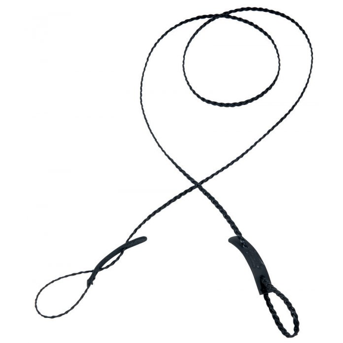 Hot! Levy's Black 1/4 Braided Vinyl Non - adjustable Mandolin Strap, 40' Long