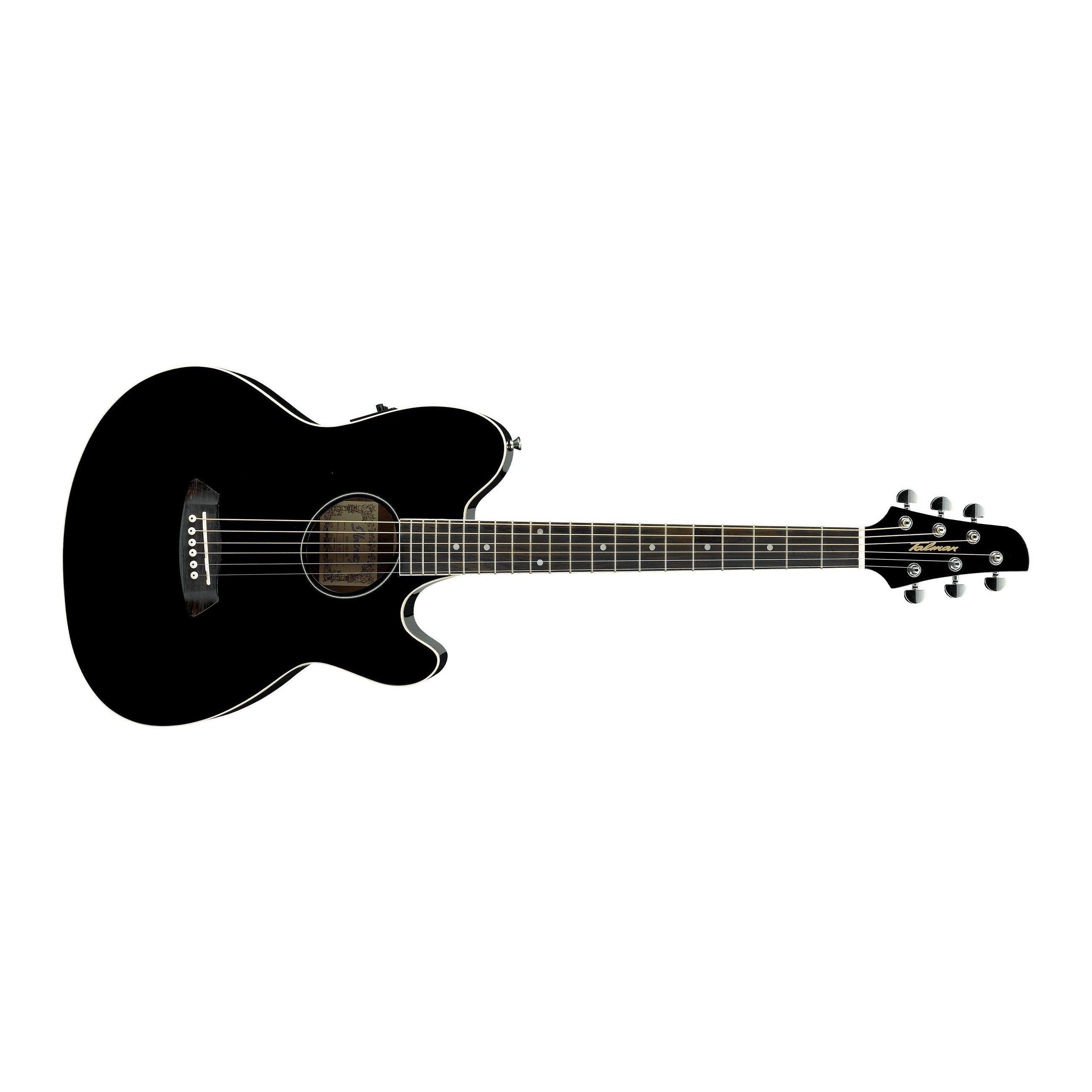 Hot Deal! Ibanez Talman TCY10E-BK Acoustic/Electric Guitar in Stunning Black