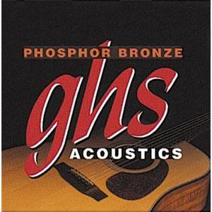 GHS S325 Phosphor Bronze Acoustic Guitar Strings - Light Gauge 12 - 54, Long - lasting Tone!