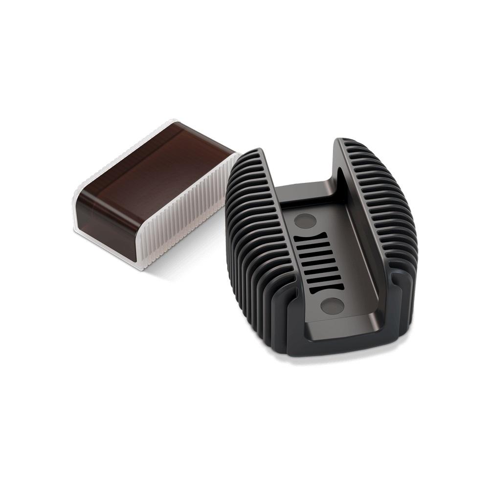 D'Addario VR300 Natural Dark Rosin with Shock - Absorbent Guard (Refillable)