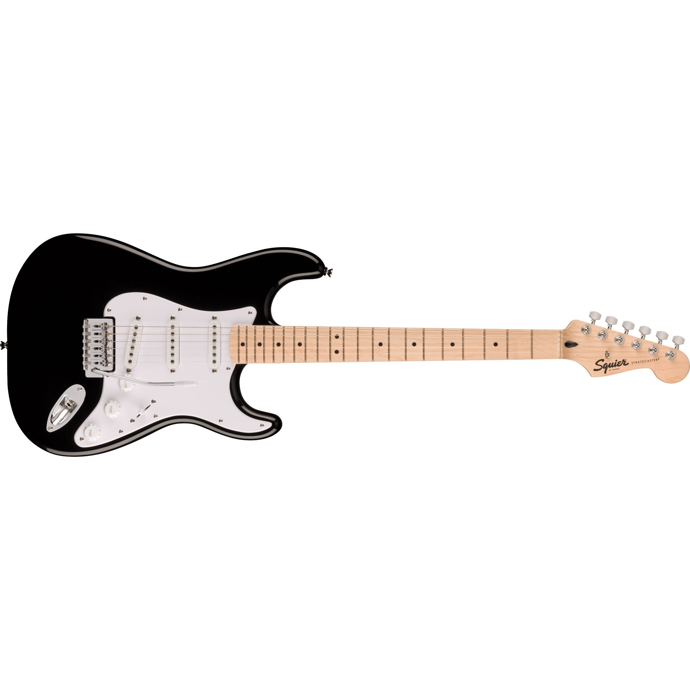 Hot Deal: Fender Squier Sonic Stratocaster MN Electric Guitar in Classic Black