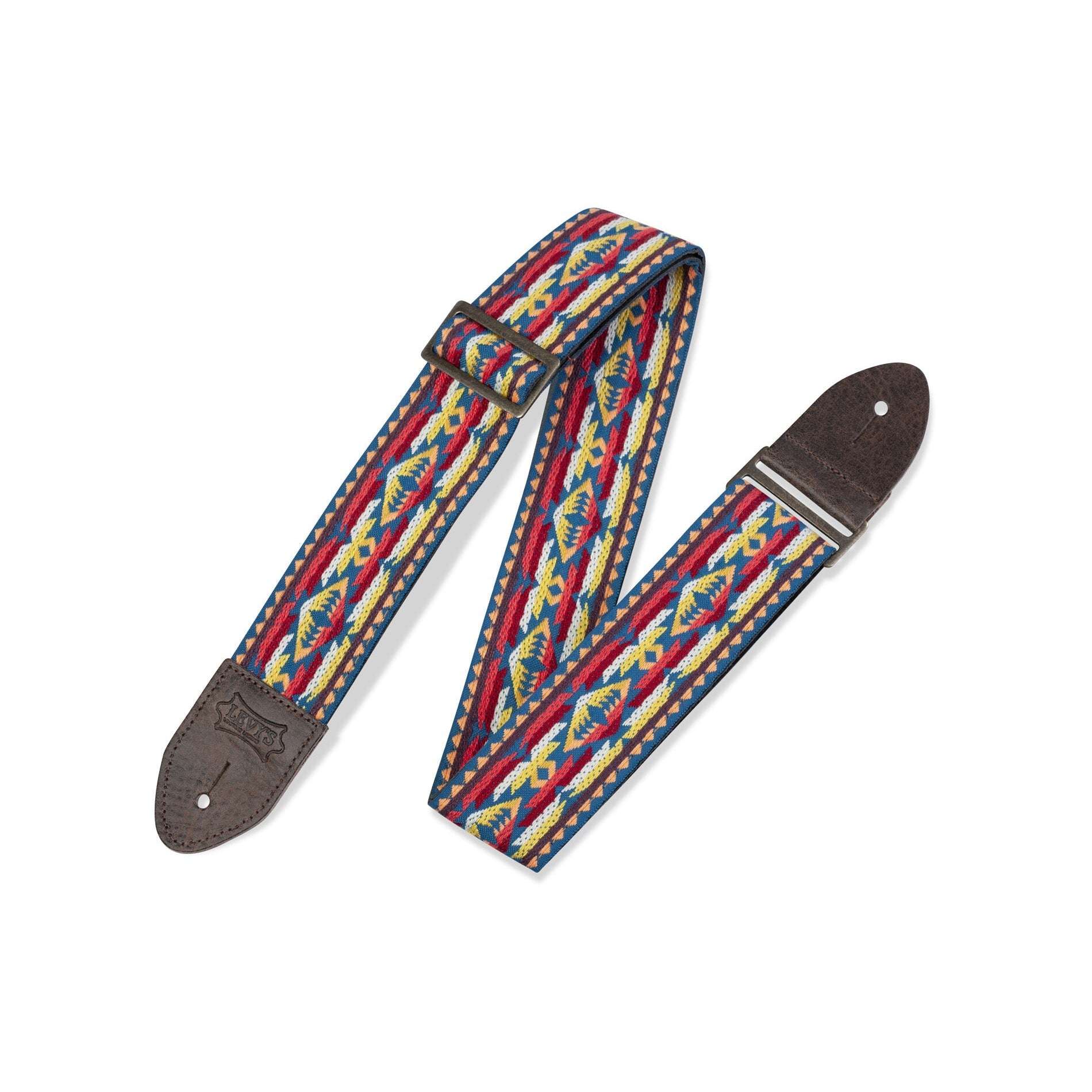 Levy's 2-Inch Adjustable Vintage Jacquard Weave Guitar Strap M8HTV-22