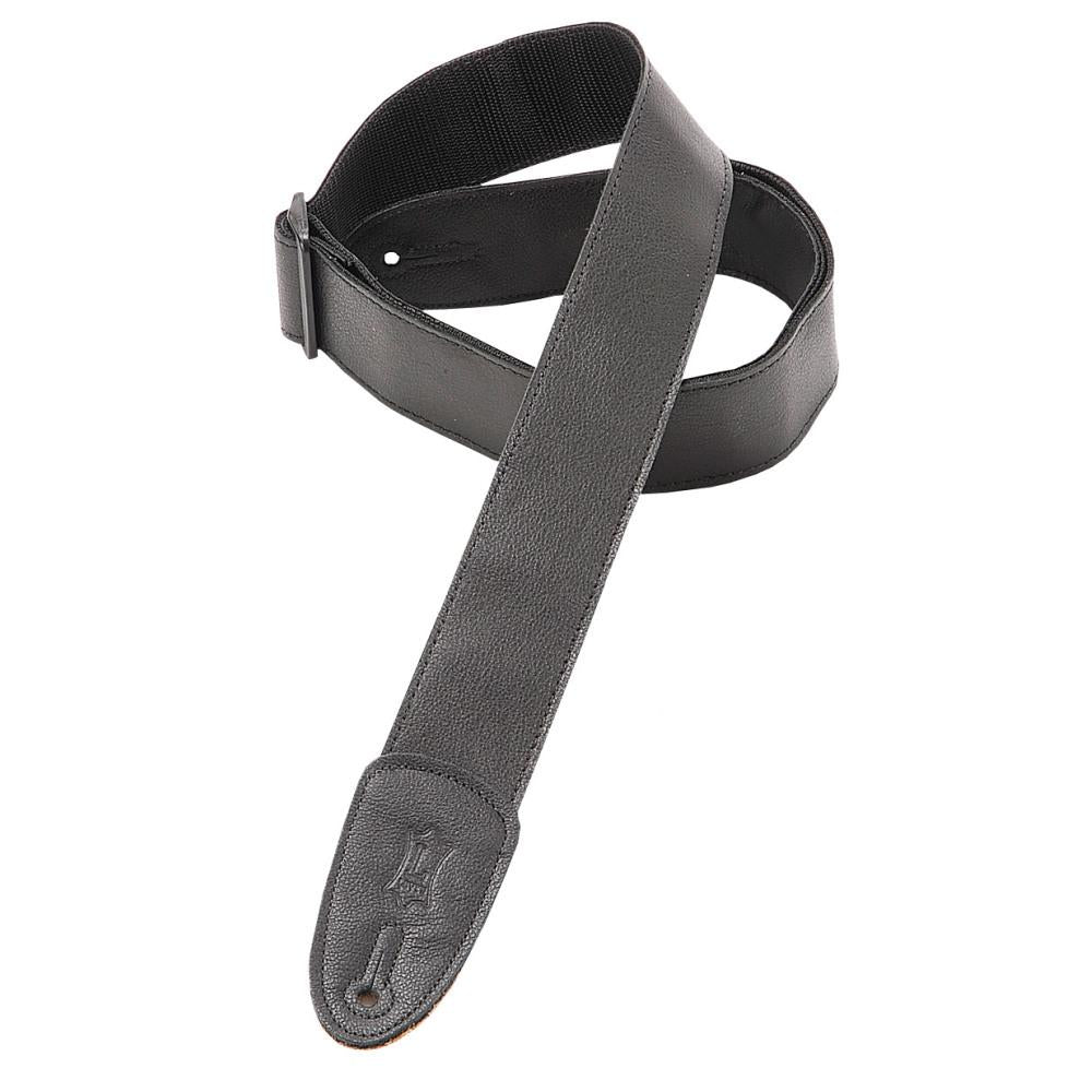 Hot Deal! Levy's Black 2-Inch Wide Adjustable Garment Leather Guitar Strap