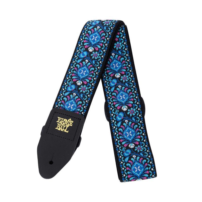 Hot Sale! Ernie Ball 4097 Jacquard Indigo Orchid Guitar Strap - Premium Quality