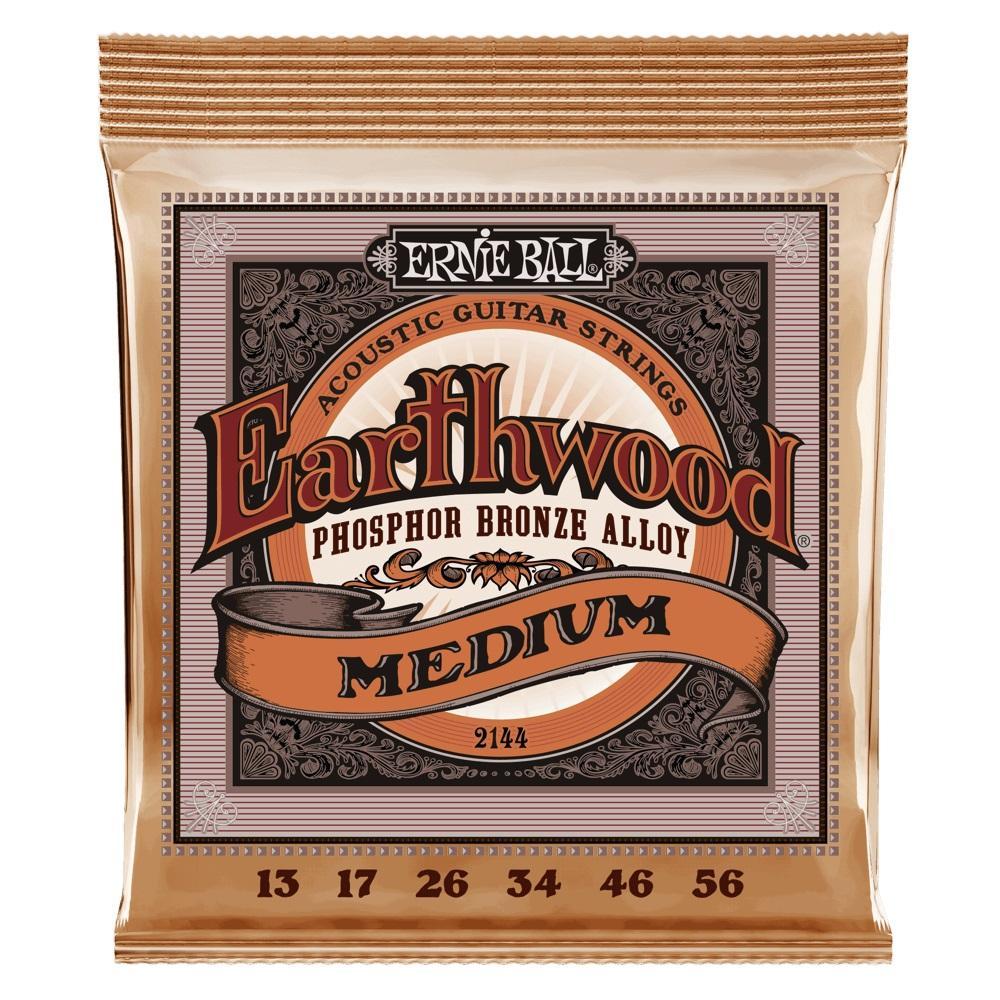 Hot Deal! Ernie Ball Earthwood Phosphor Bronze Medium Acoustic Guitar Strings 13 - 56