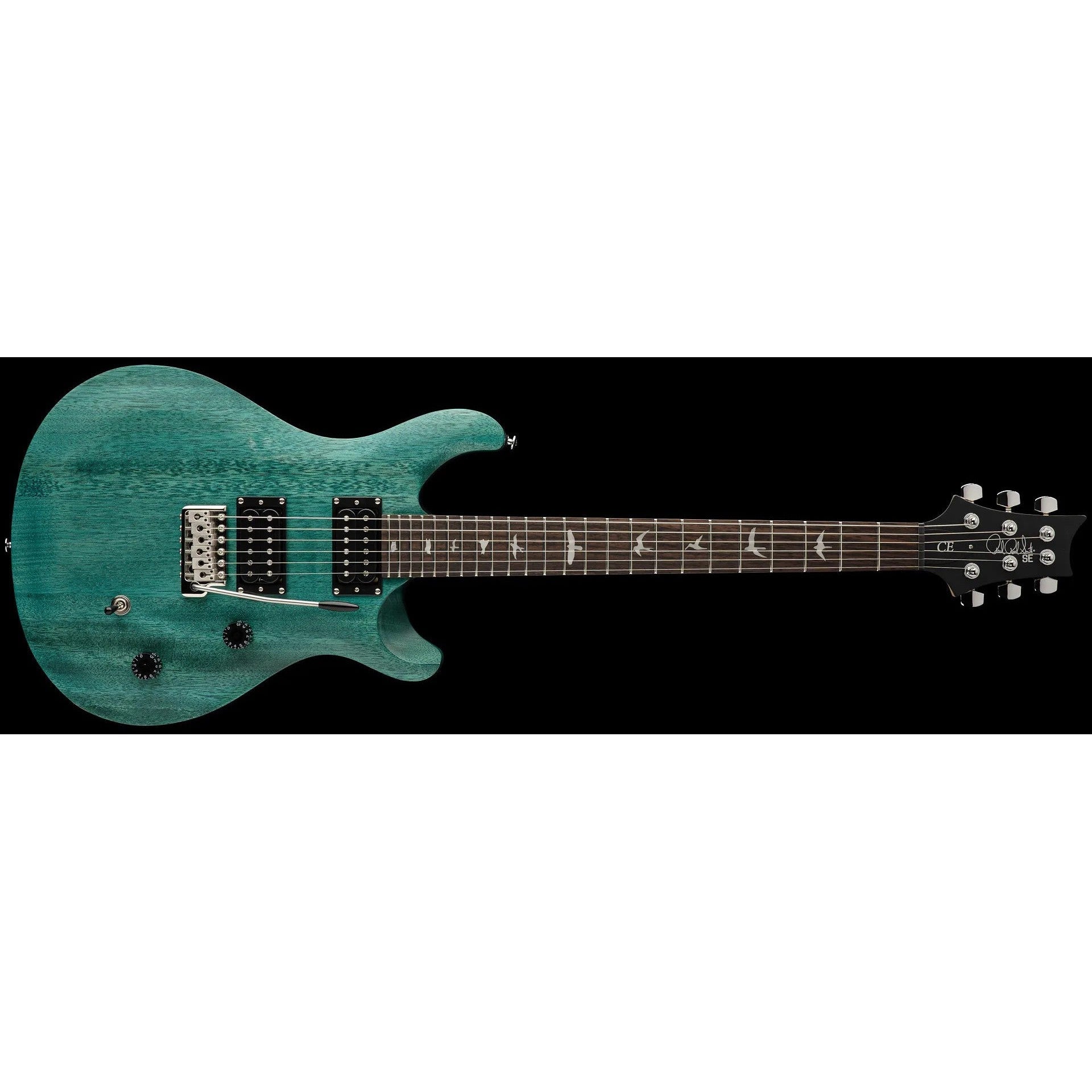Paul Reed Smith SE CE24 Standard Satin Turquoise Electric Guitar with Gig Bag - Great Deal