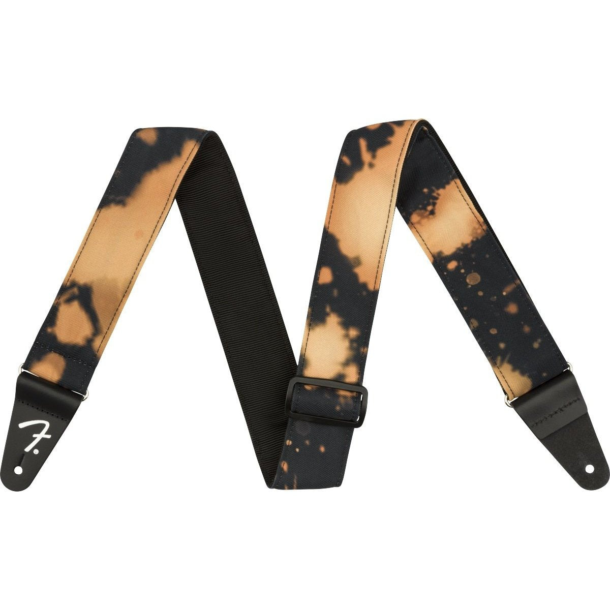 Hot Deal! Fender Black Tie - Dye Acid - Washed Guitar Strap for Rock Enthusiasts