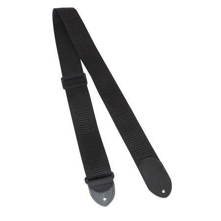 Black 2 - Inch Peavey Nylon Web Guitar Strap