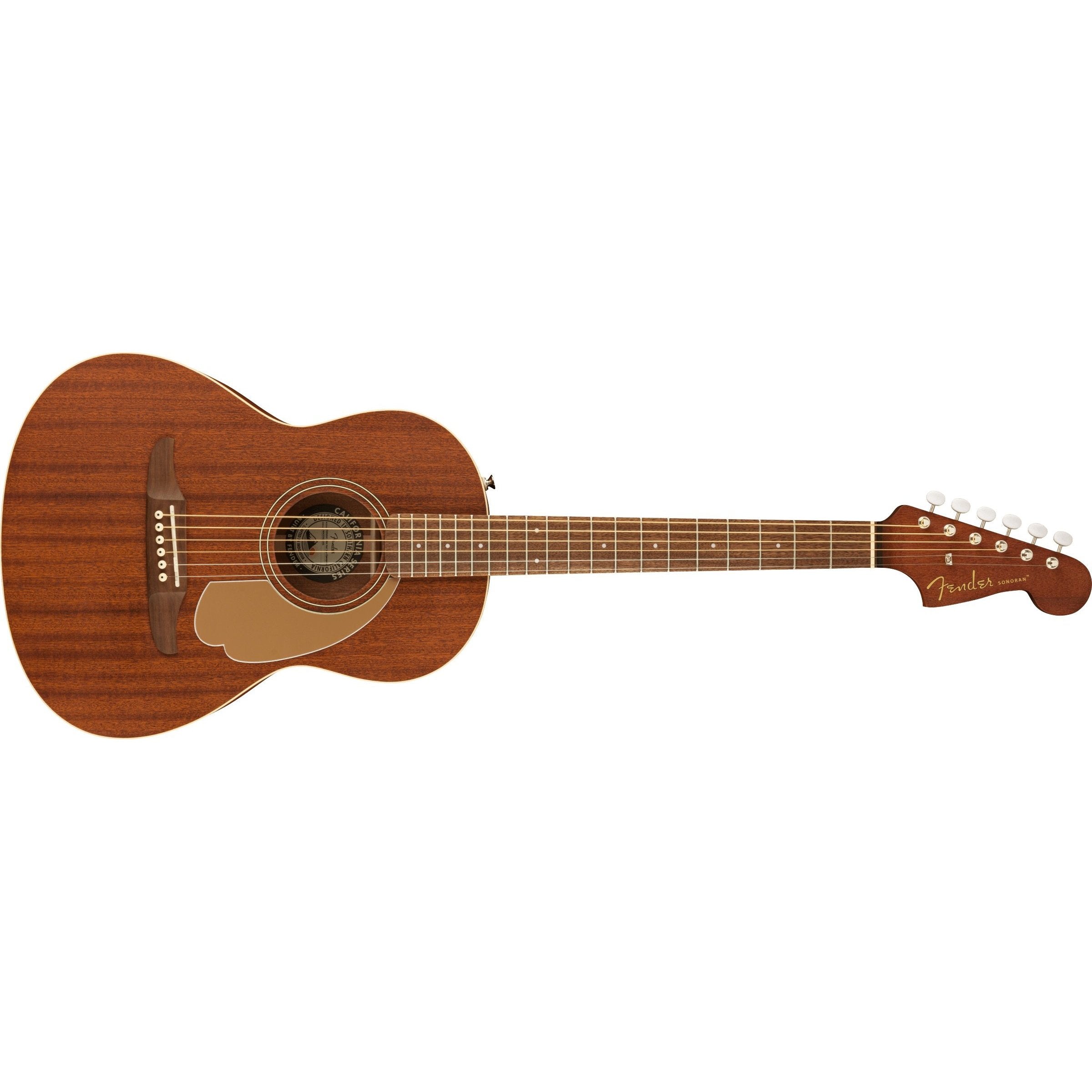 All Mahogany Fender Sonoran Mini Acoustic Guitar with Gig Bag - Compact yet Powerful