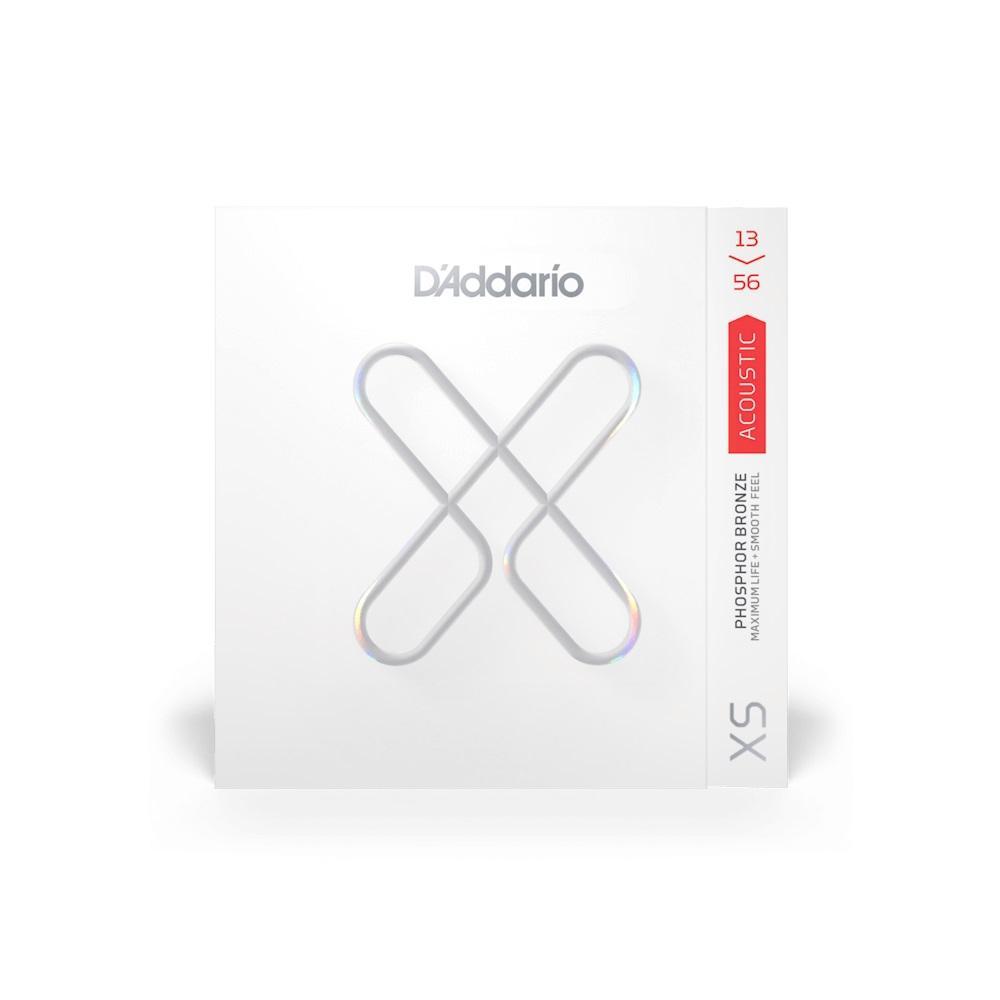 D'Addario XS Phosphor Bronze Medium 13-56 Acoustic Guitar Strings - Long-Lasting!