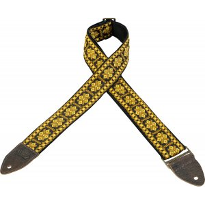Levy's Vintage Hootenanny 2' Jacquard Weave Adjustable Guitar Strap M8HTV-17