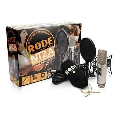 Rode NT2 - A Professional Condenser Microphone Studio Kit with Accessories
