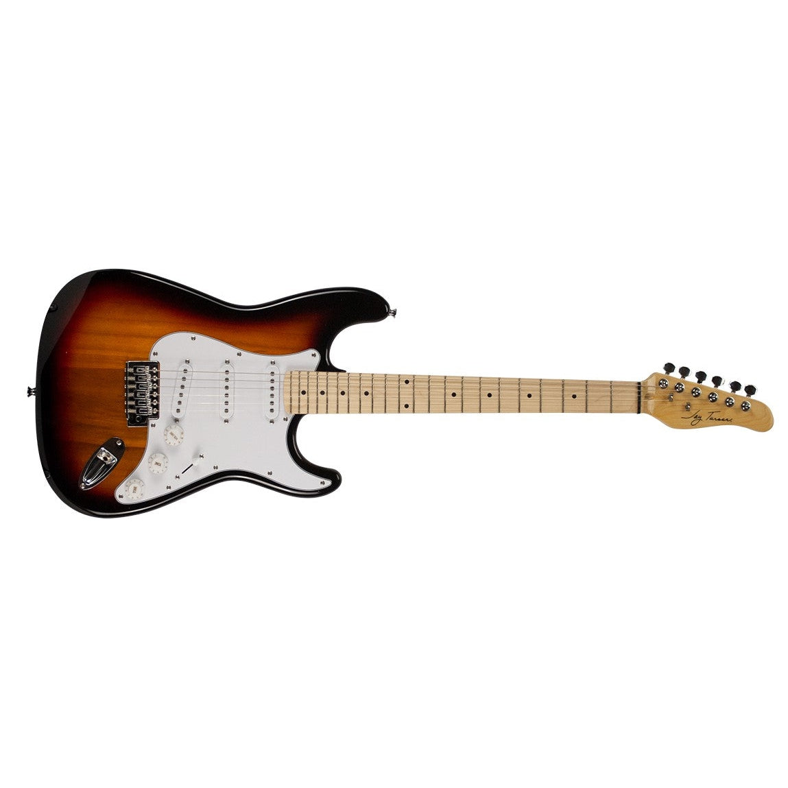 Jay Turser JT-100-VSB Vintage Sunburst Electric Guitar with Classic Design