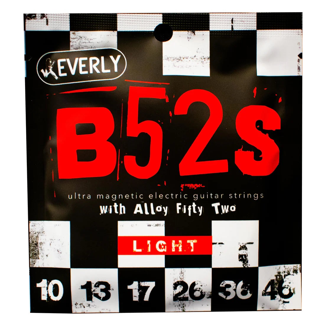 Everly B52's Light 10 - 46 Electric Guitar Strings: High - Power & Long - Lasting