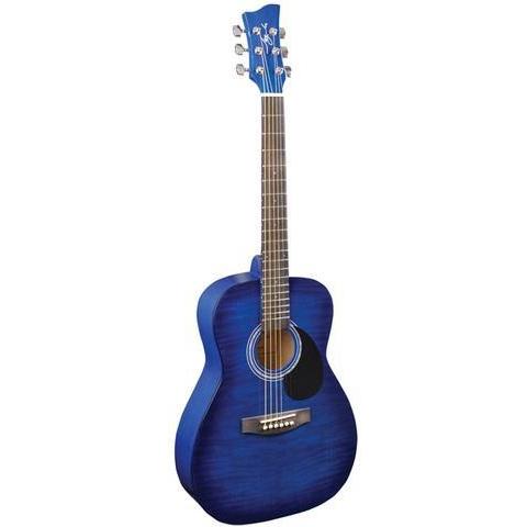 Great Deal! Jay Turser 3/4 Size Blue Sunburst Acoustic Guitar JTA43-BLSB