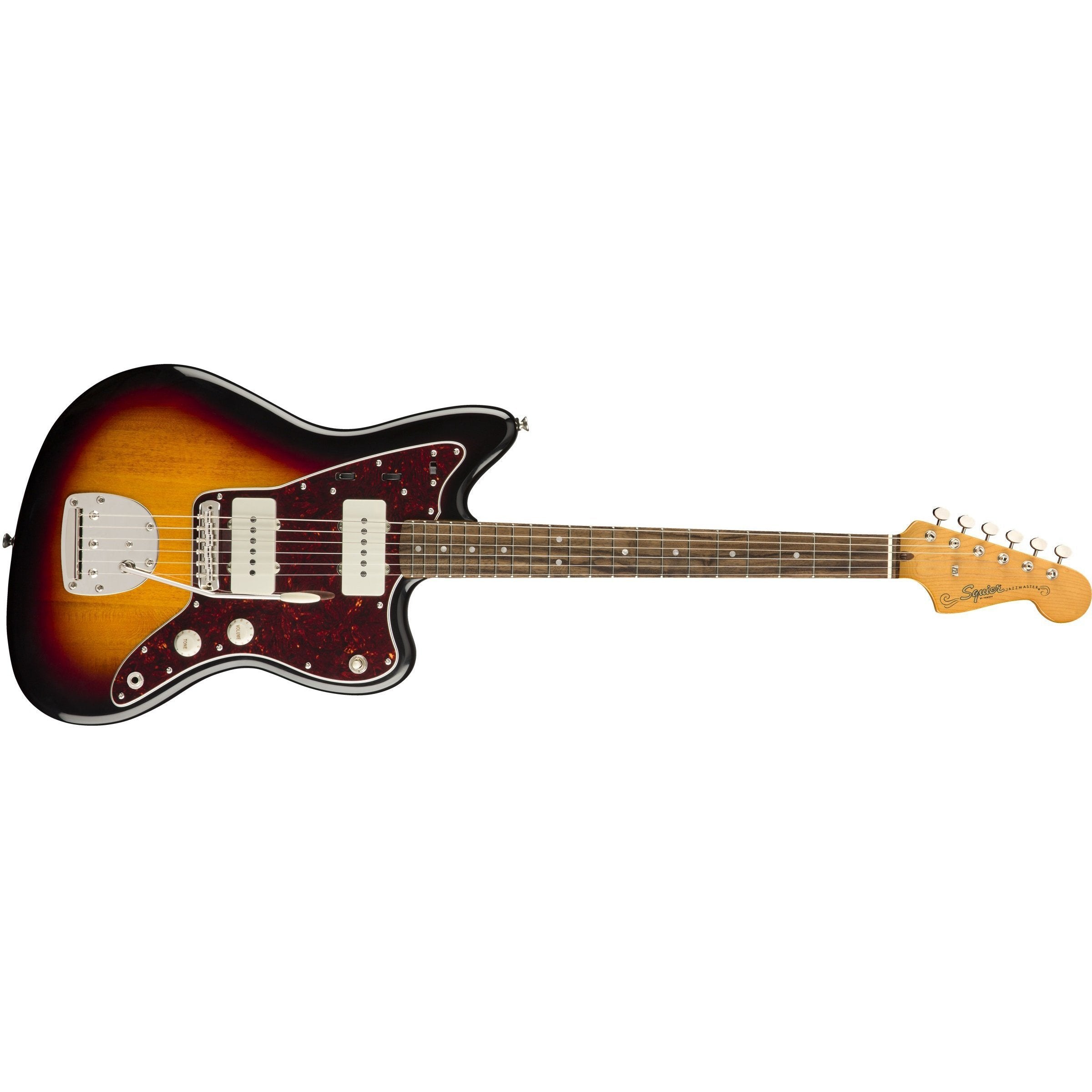Fender Squier 60's Classic Vibe 3 - Colour Sunburst Jazzmaster Electric Guitar
