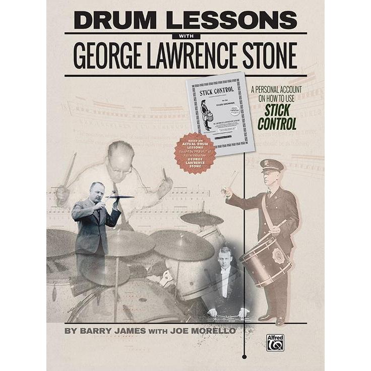 Get Alfred 48598 Exclusive Drum Lessons Taught by George Lawrence Stone