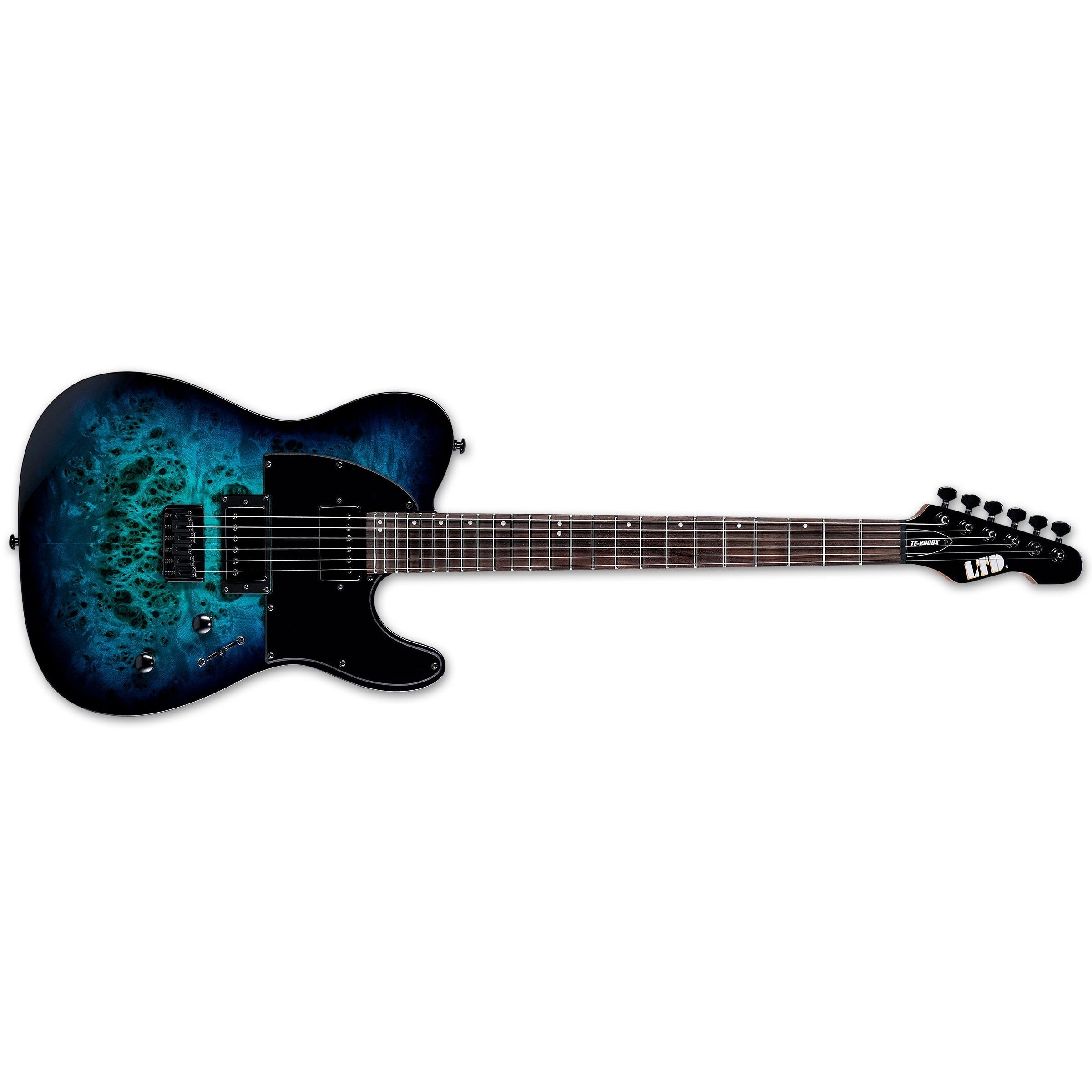 ESP LTD TE-200DX Electric Guitar in Stunning Blue Burst Finish