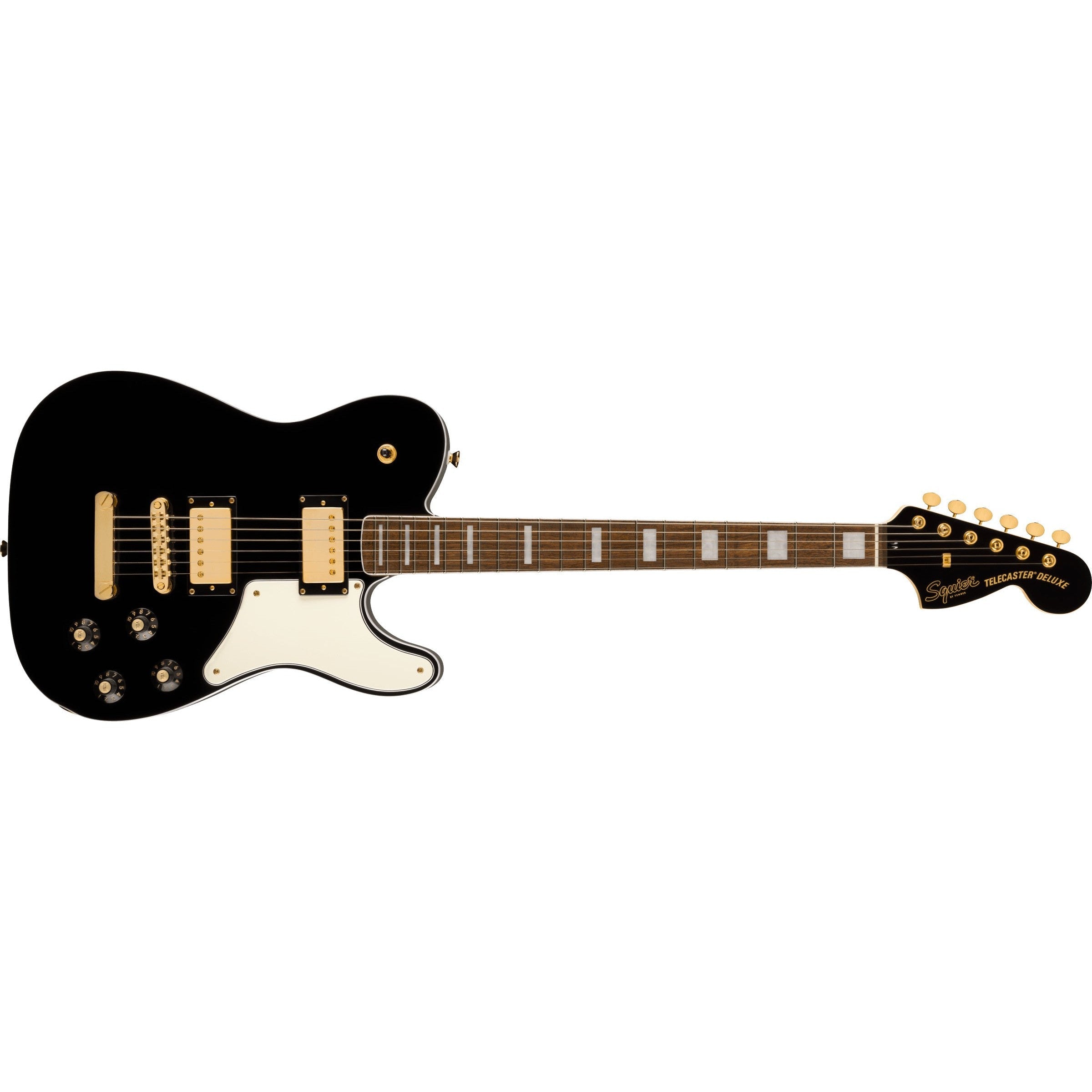 Exclusive Fender Paranormal Troublemaker Telecaster Deluxe Black Electric Guitar - Great Deal!