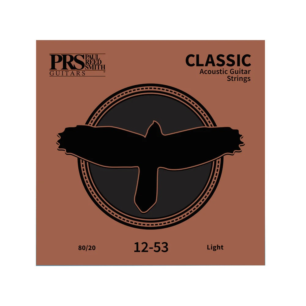 Hot! Paul Reed Smith 80/20 Bronze Coated Light Acoustic Guitar Strings (12 - 53)
