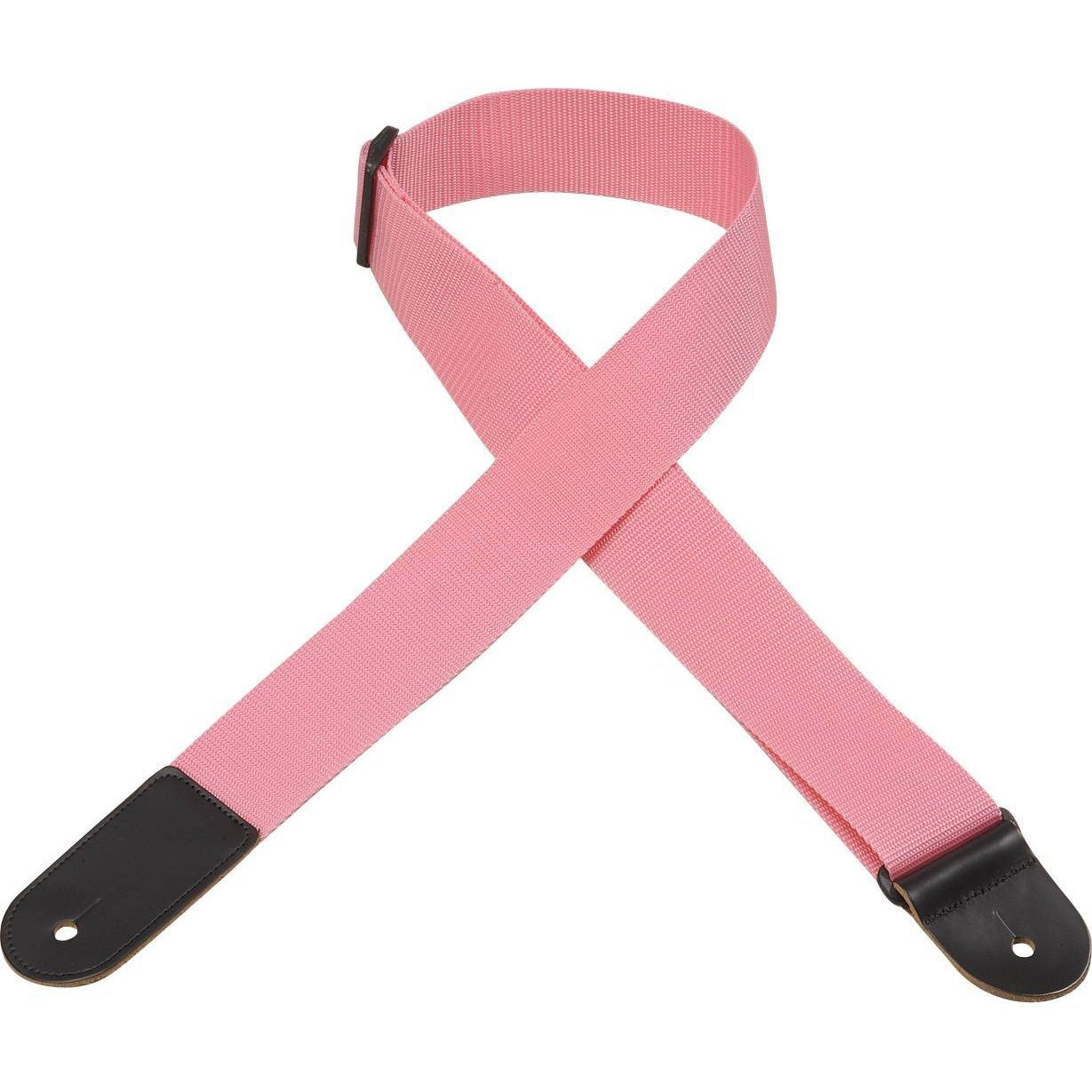 Levy's Pink 2 Polypropylene Adjustable Guitar Strap - M8POLY - PNK - L