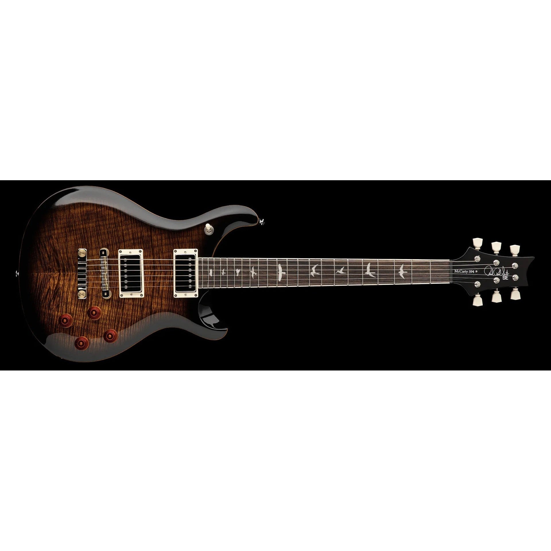 Hot Deal! Paul Reed Smith SE McCarty 594 Electric Guitar with Gig Bag in Black Gold Sunburst