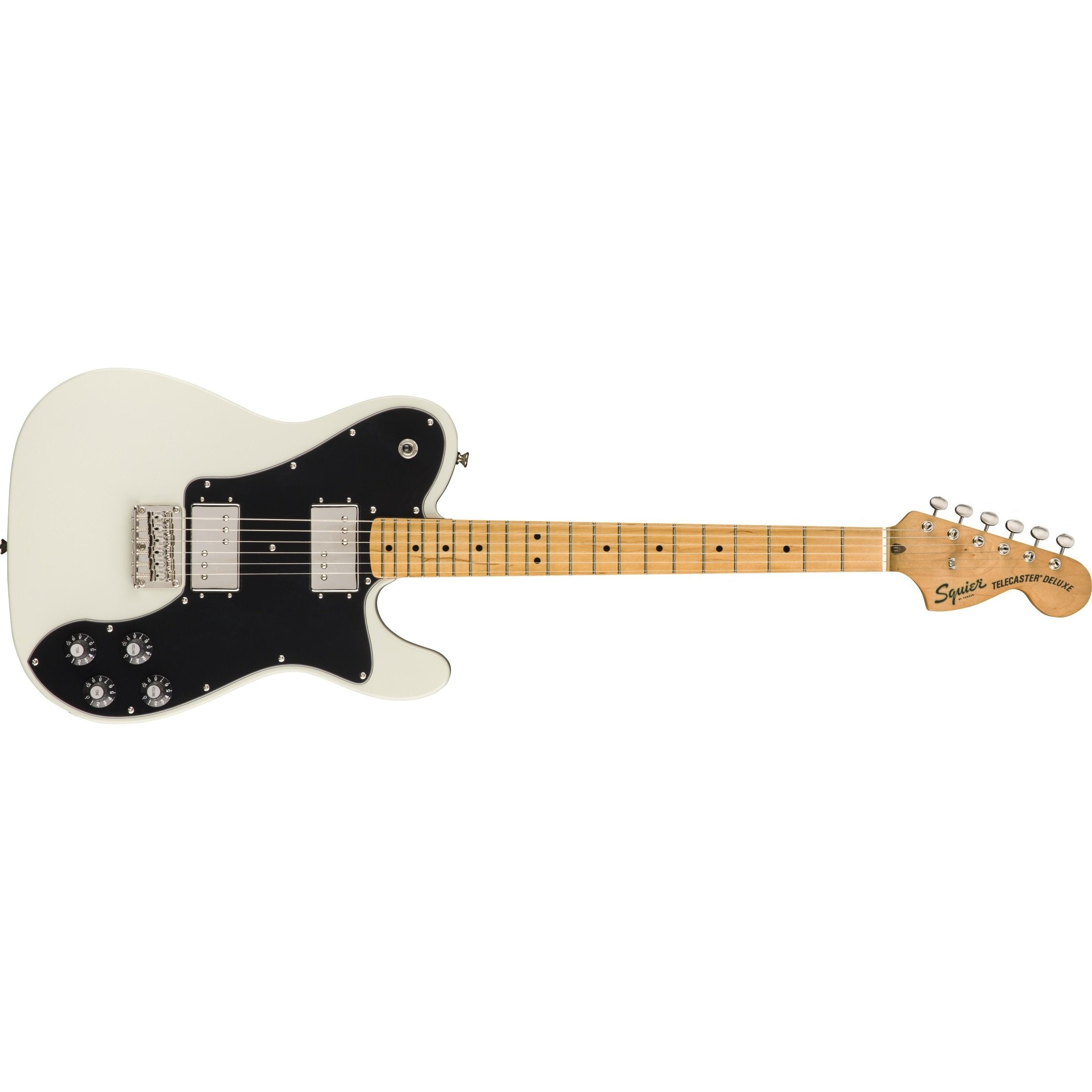 Hot Deal! Fender Squier Classic Vibe 70's Telecaster Deluxe Electric Guitar in Olympic White