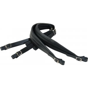 Levy's Black 2' Leather Accordion Straps - Great Deal!