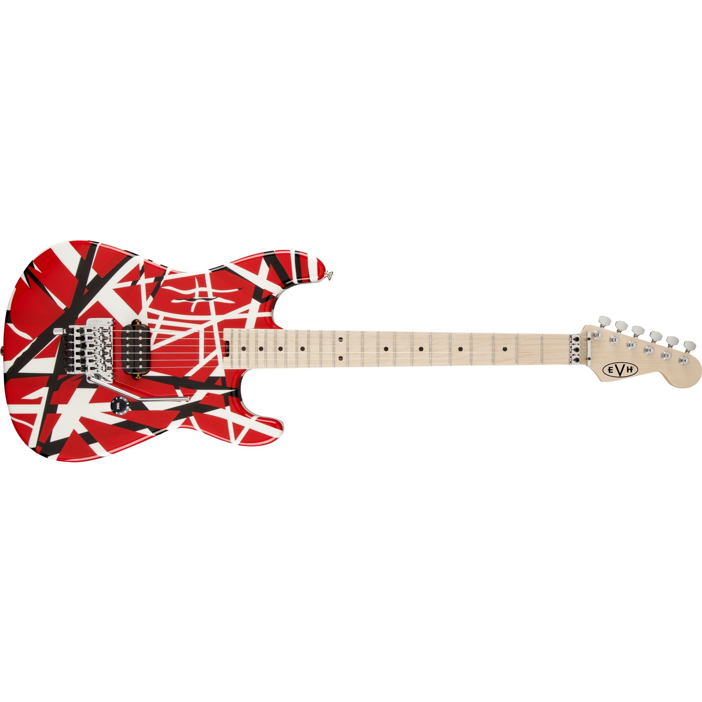 Hot Deal! EVH Striped Series Red/Black/White Electric Guitar