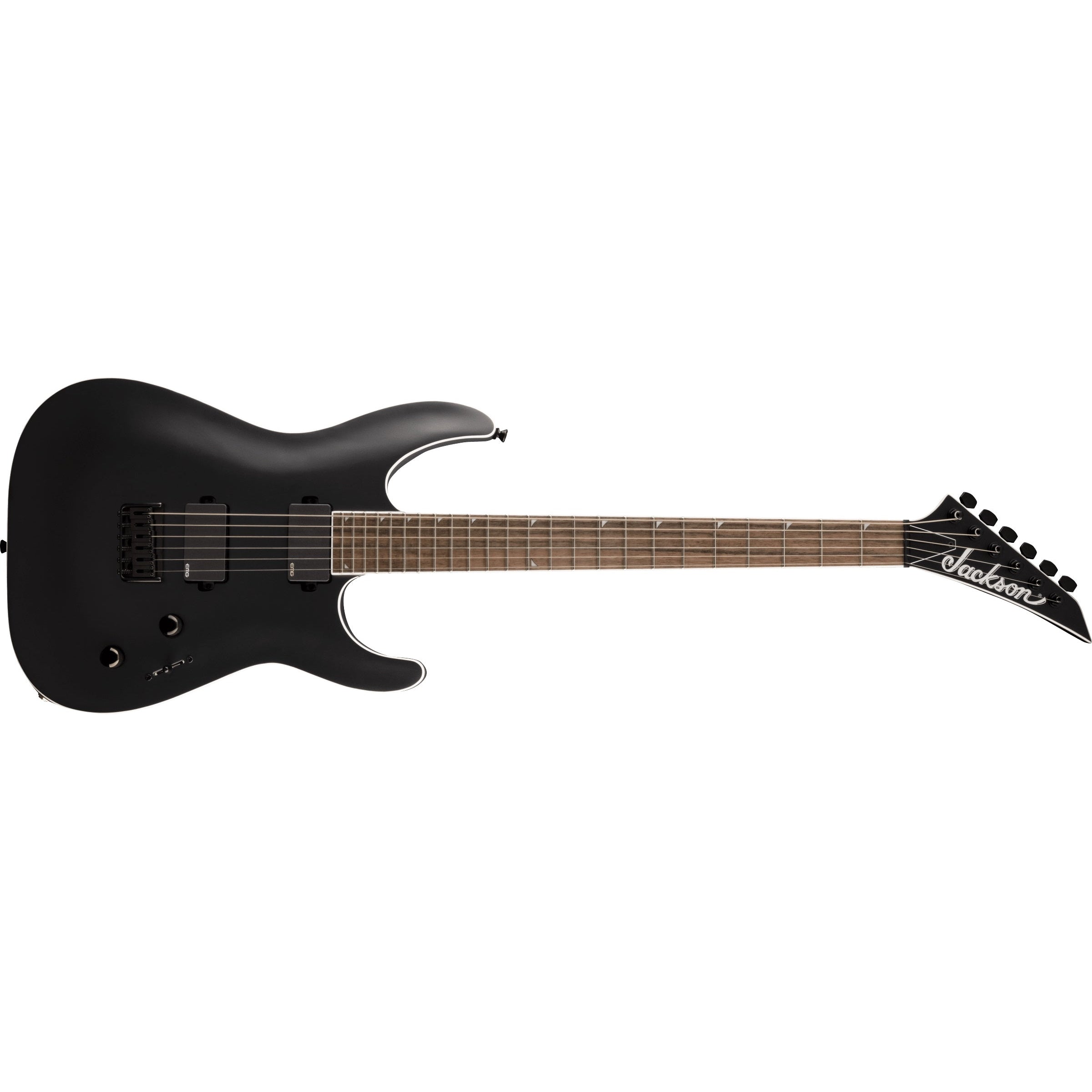 Jackson X-Series SLA6 DX Baritone Electric Guitar in Satin Black - Soloist Design