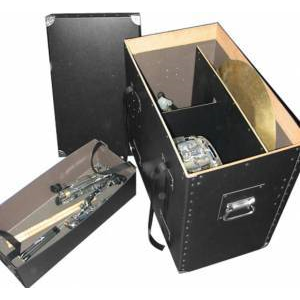 Nomad N2211C Light - weight Trap Case 22x22x11 with Convenient Wheels