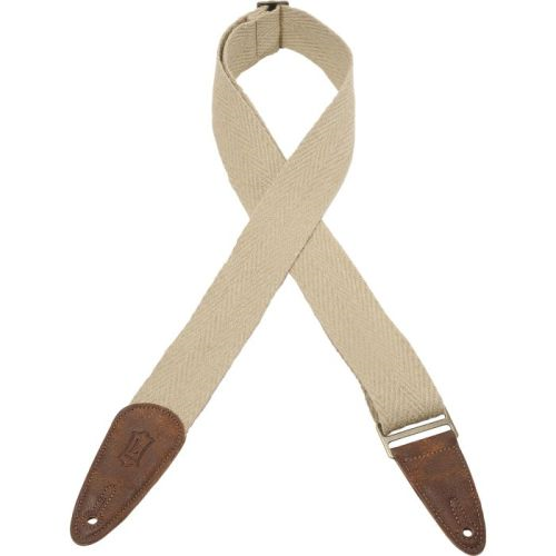 Levy's Natural Genuine Hemp Guitar Strap M8HD-NAT 2 - Ideal for Musicians