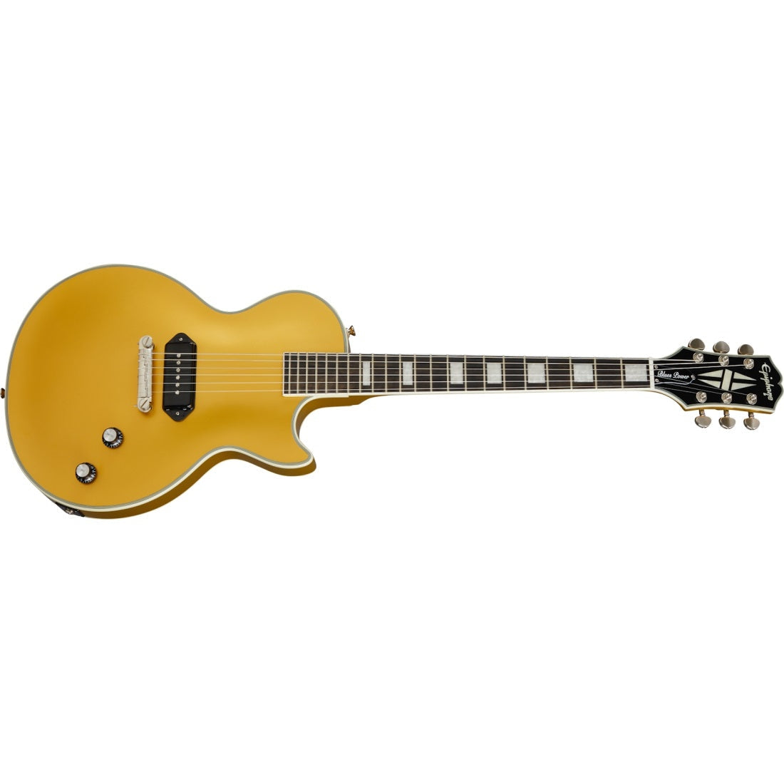 Limited-Time Offer! Epiphone Jared James Nichols Gold Glory Les Paul Custom Electric Guitar with Hard Bag