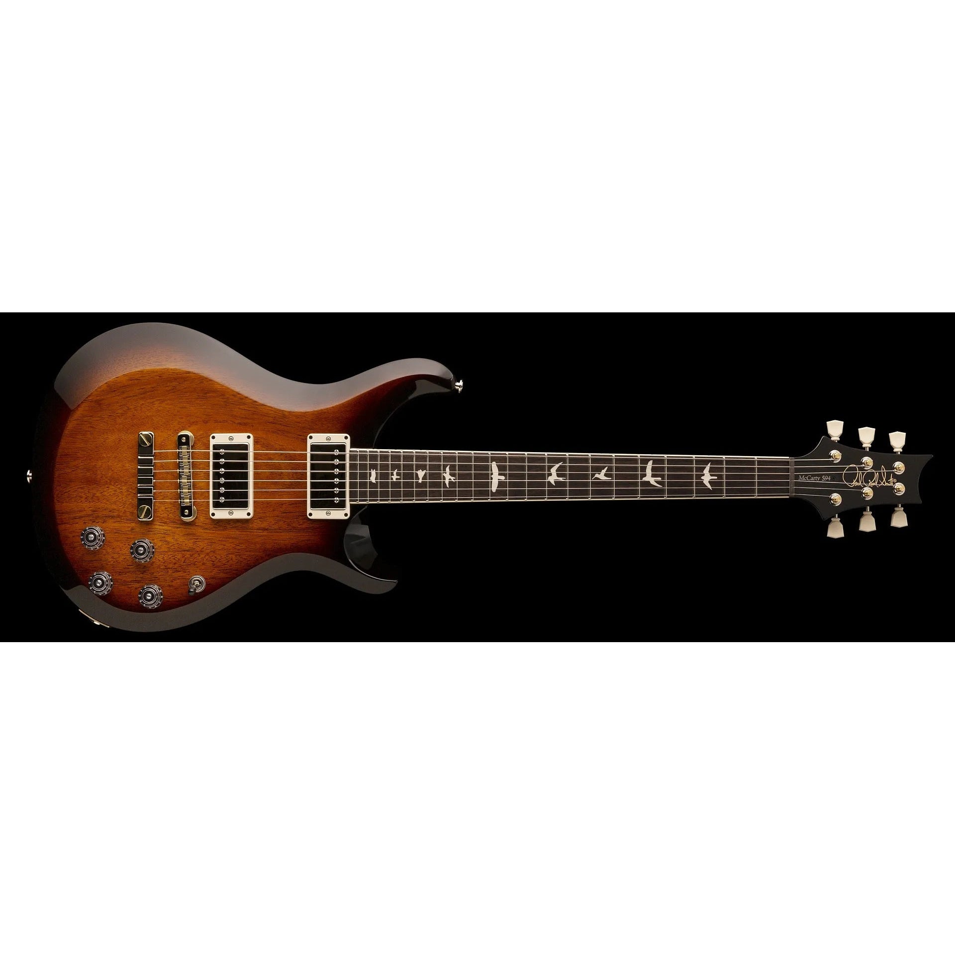 2022 PRS S2 McCarty 594 Thinline Electric Guitar in McCarty Tobacco Sunburst with Gig Bag