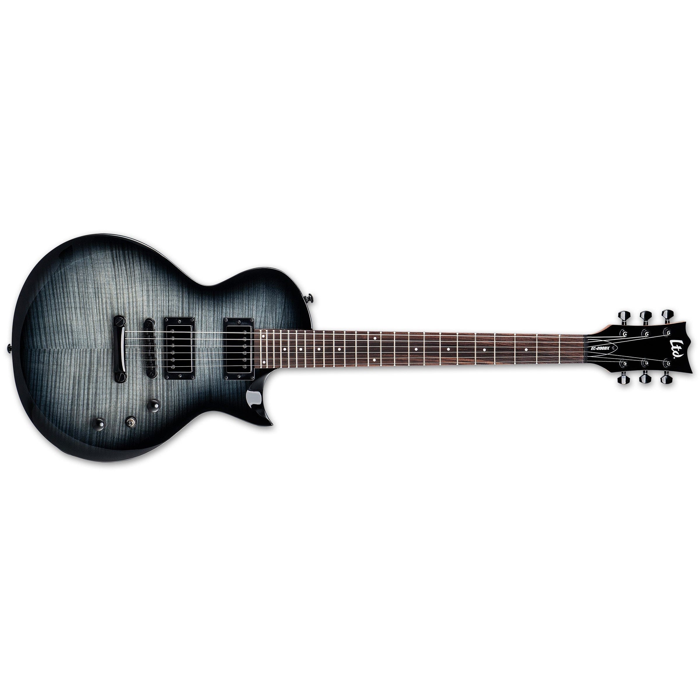 Hot Deal! ESP LTD EC-200DX-CHB Charcoal Burst Electric Guitar for Musicians