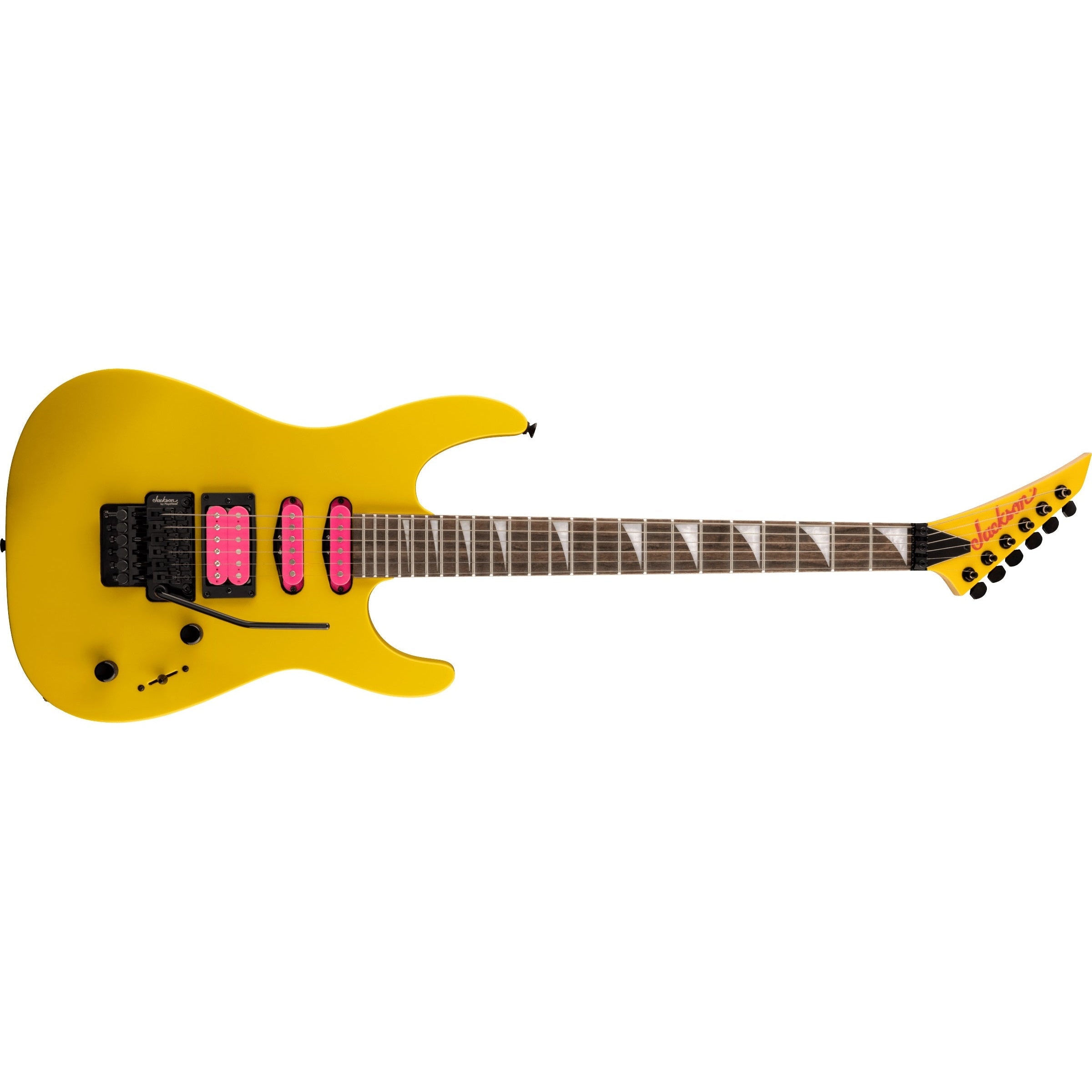 Hot Deal! Jackson X-Series Dinky DK3XR HSS Right-Handed Electric Guitar in Caution Yellow