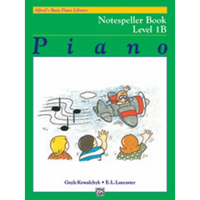 Alfred Piano Notespeller Book Level 1B: Boost Your Note-Naming Skills