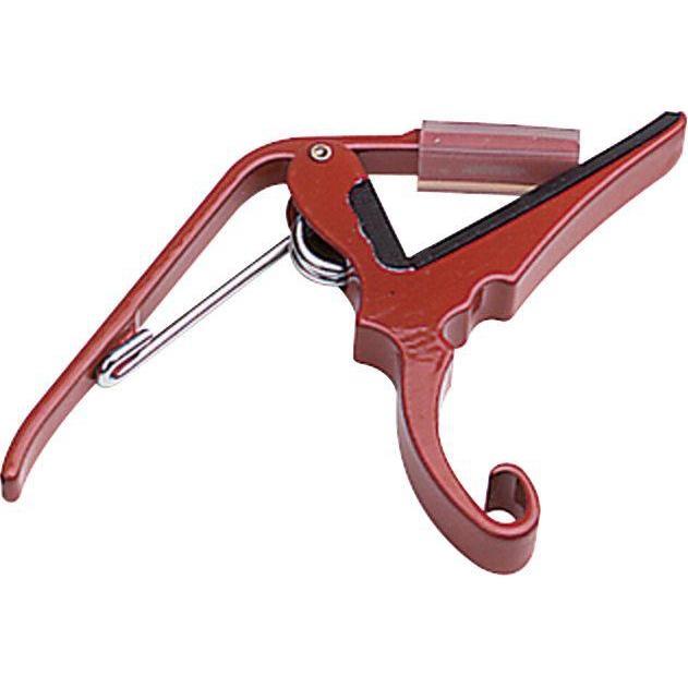 Kyser KG6RA Red Acoustic 6-String Guitar Capo - Ideal for Acoustic and Electric Guitars