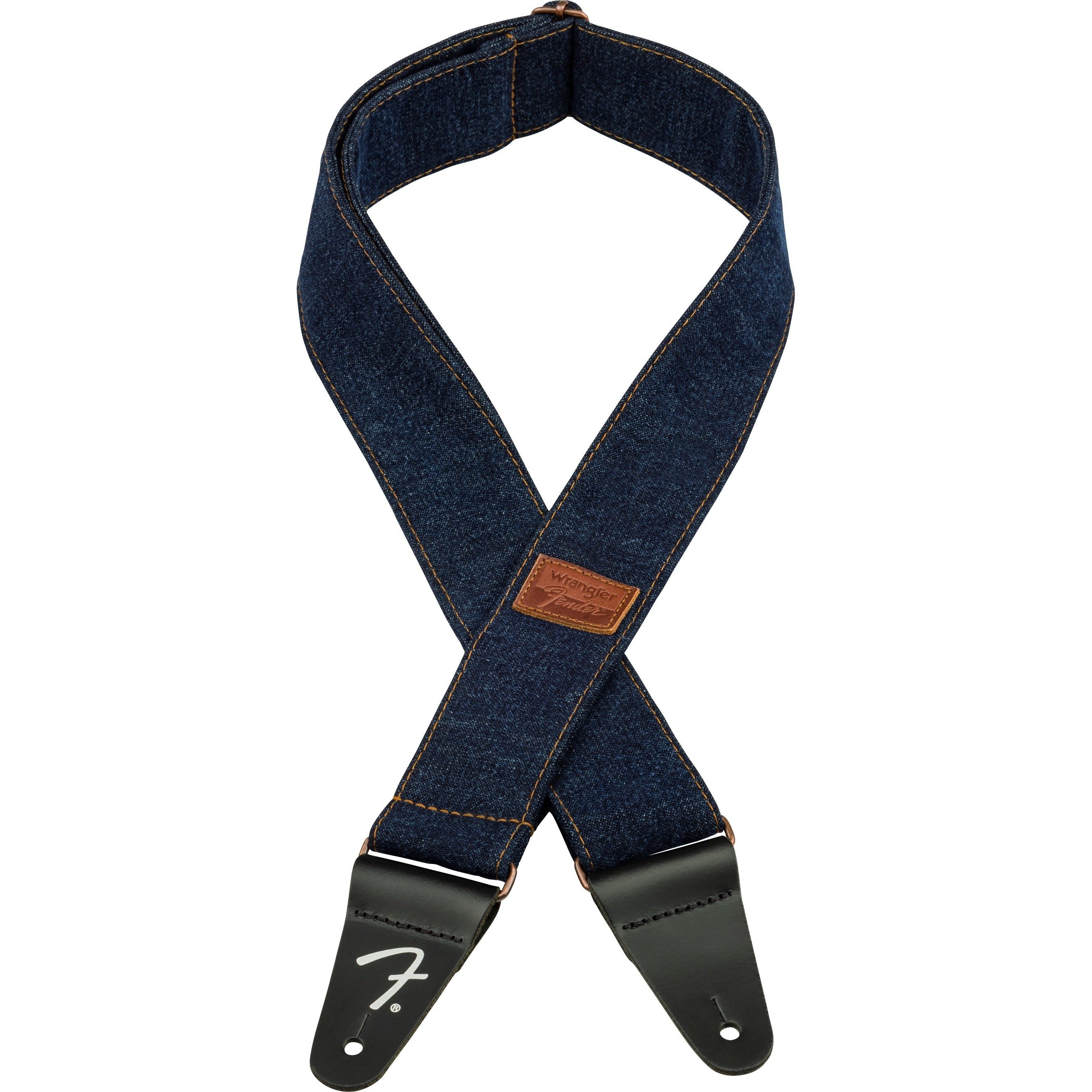 Fender x Wrangler Dark Indigo Denim Guitar Strap - Hot Deal