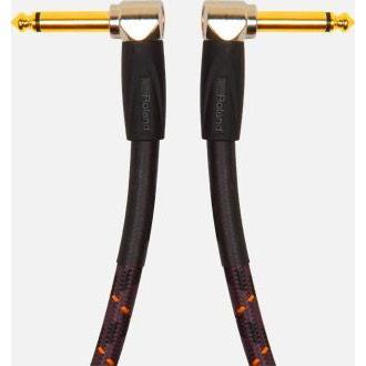 Hot Deal! Roland Gold Series 3ft 1/4 RA Male - 1/4 RA Male Instrument Cable
