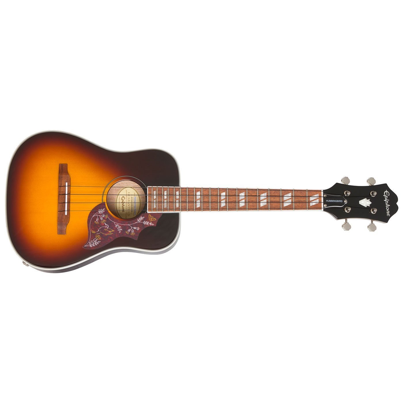 Hot Deal! Epiphone Hummingbird Tenor Ukulele with Gig Bag - Faded Cherry