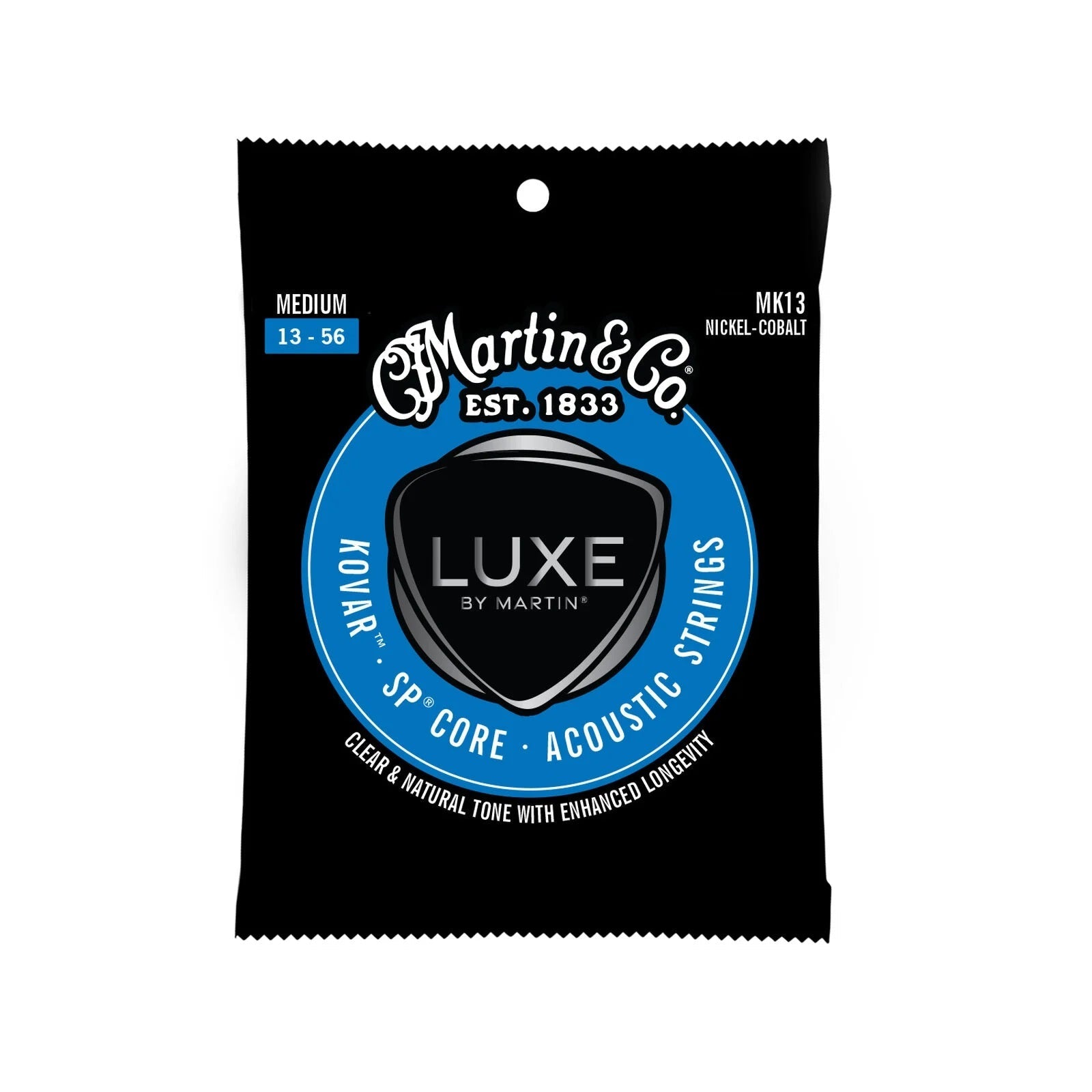 Martin MK13 Luxe Kovar Acoustic Guitar Strings - Medium 13-56, Superior Performance