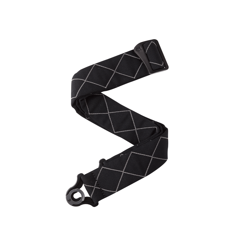 Planet Waves 50mm Black Diamond Padded Auto - Lock Guitar Strap