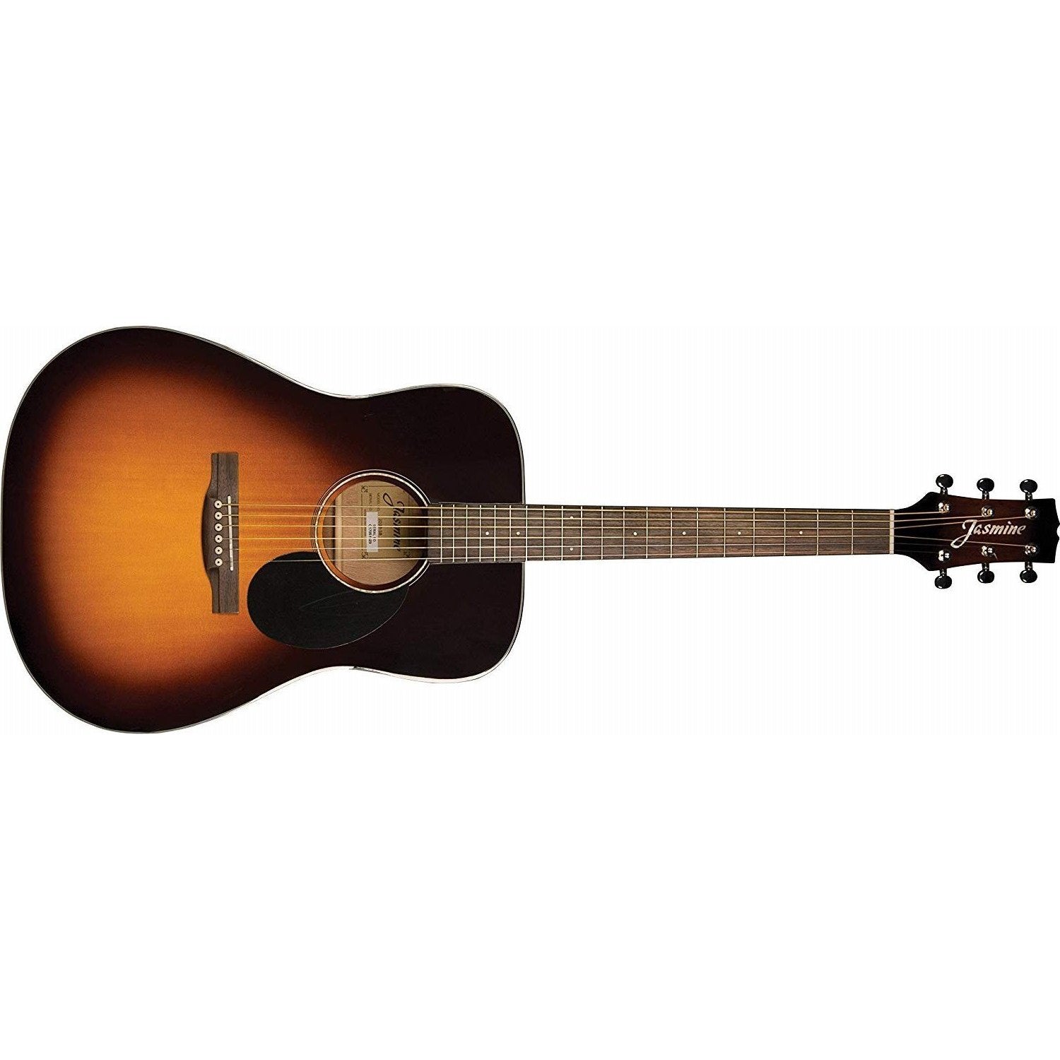 Hot Deal! Jasmine JD39-SB Sunburst Dreadnought Acoustic Guitar with Hardshell Case