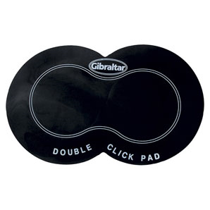 Gibraltar High - Impact Double Pedal Click Pad with Metal Disk