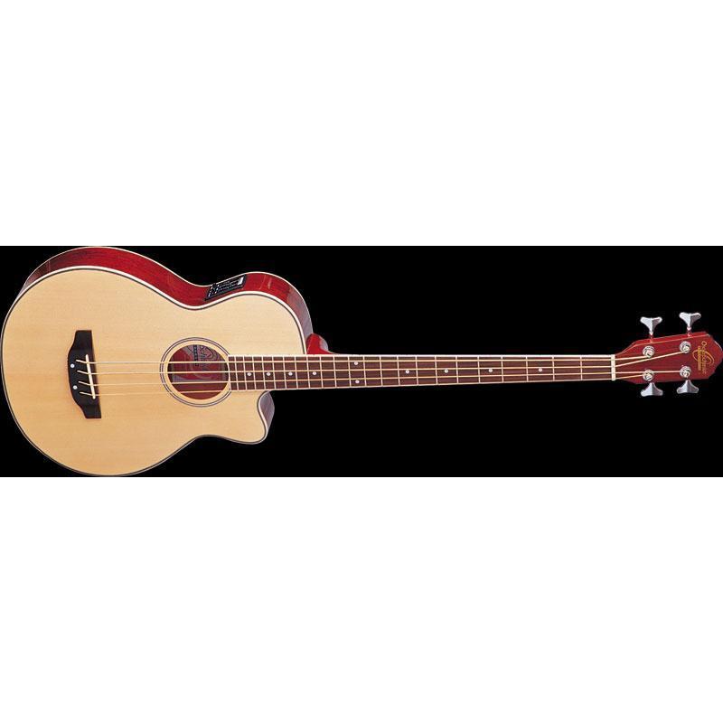 Oscar Schmidt OB100N Acoustic/Electric Bass with Gig Bag - Natural | Great Deal
